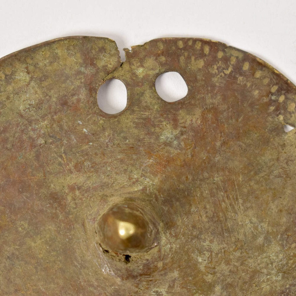 Brass Ethiopian Shield Pendant