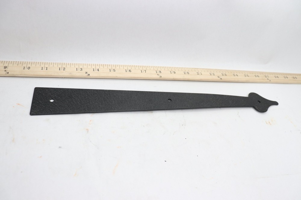 Decorative Garage Door Hardware Strap Hinge Rough Iron 16"