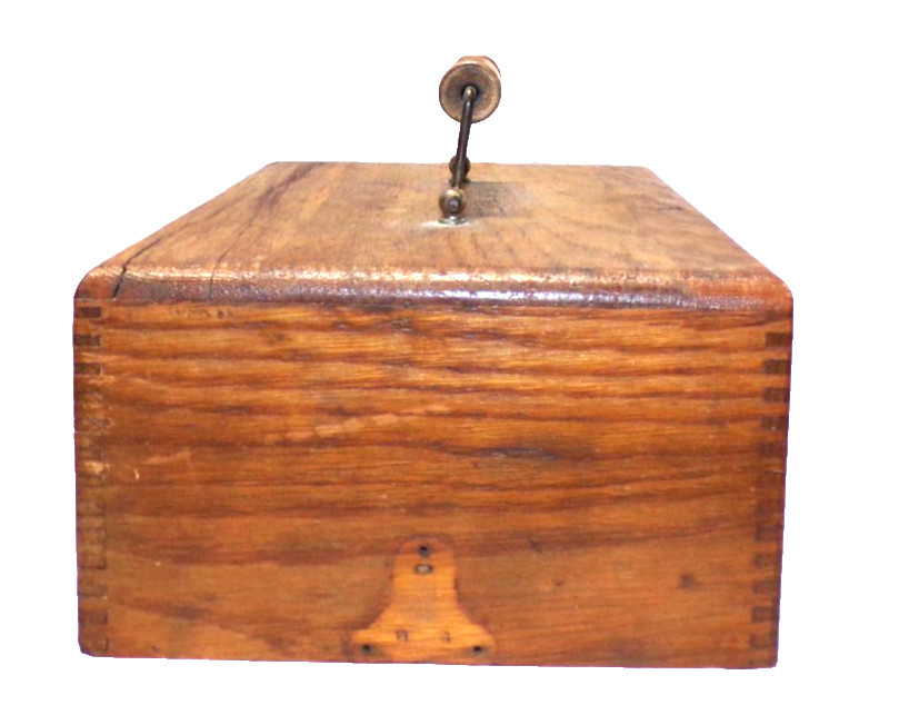 EDISON STANDARD MODEL A CYLINDER PHONOGRAPH LID AND HANDLE