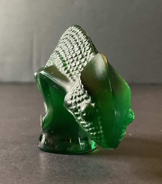 Lalique Emerald Green Chameleon 1 Of My Over 400 + Lalique Listings