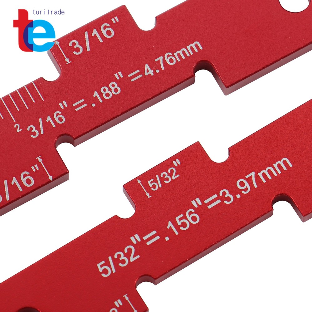 14 Pcs Aluminum Precision Router Table Setup Bars Setup Blocks Woodworking