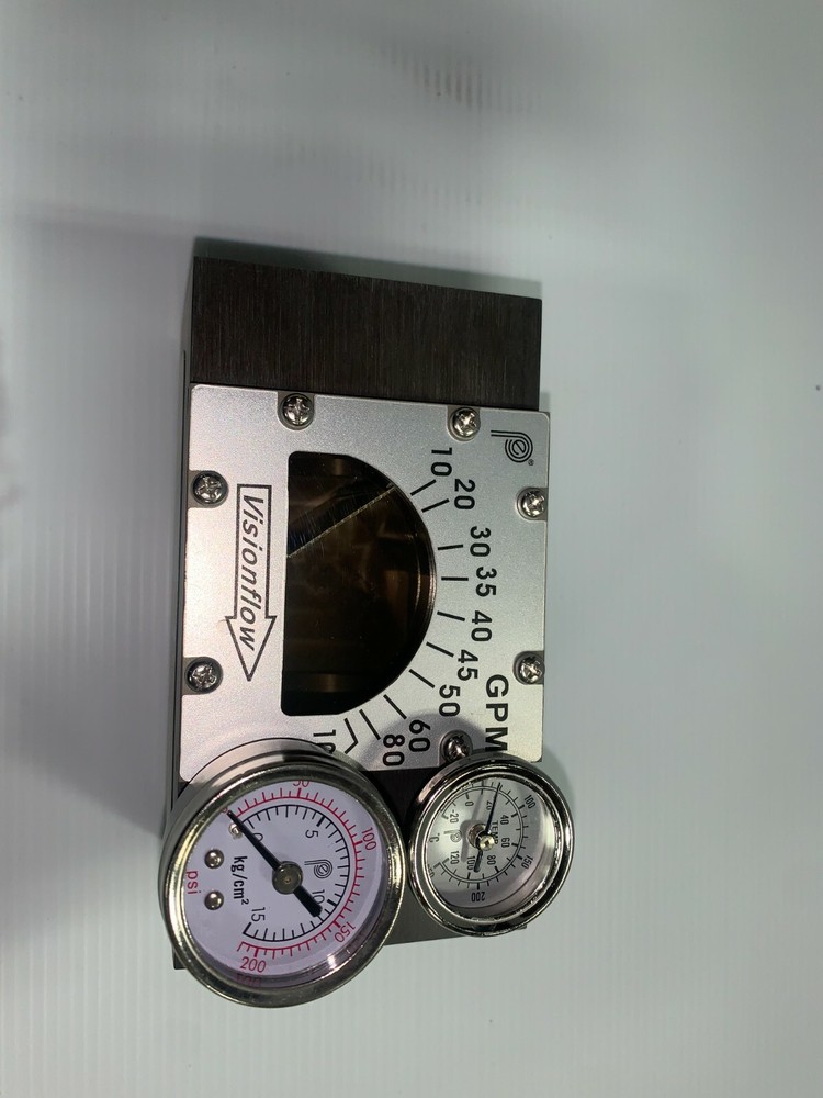 NEW in BOX - Plastic Process Equipment #VF12D100G Visionflow Flow Meter