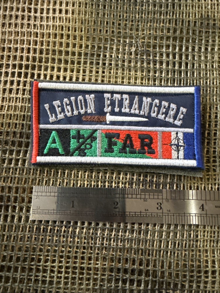 French Foreign Legion Legion Etrangere FAR Patch Color Background