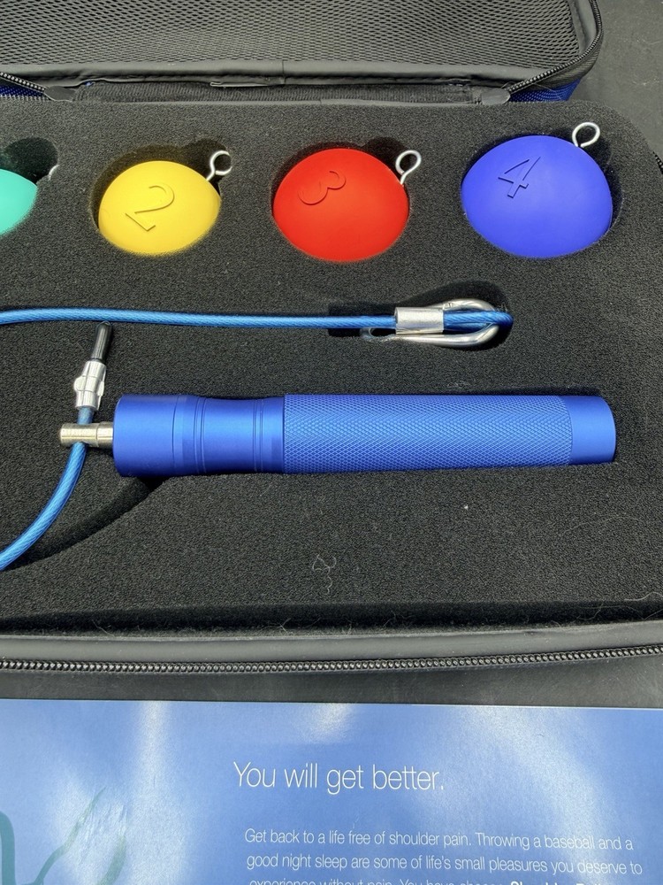 Shoulder Reliever System – Exercise Balls, Cable & Night Support NEW OPEN BOX