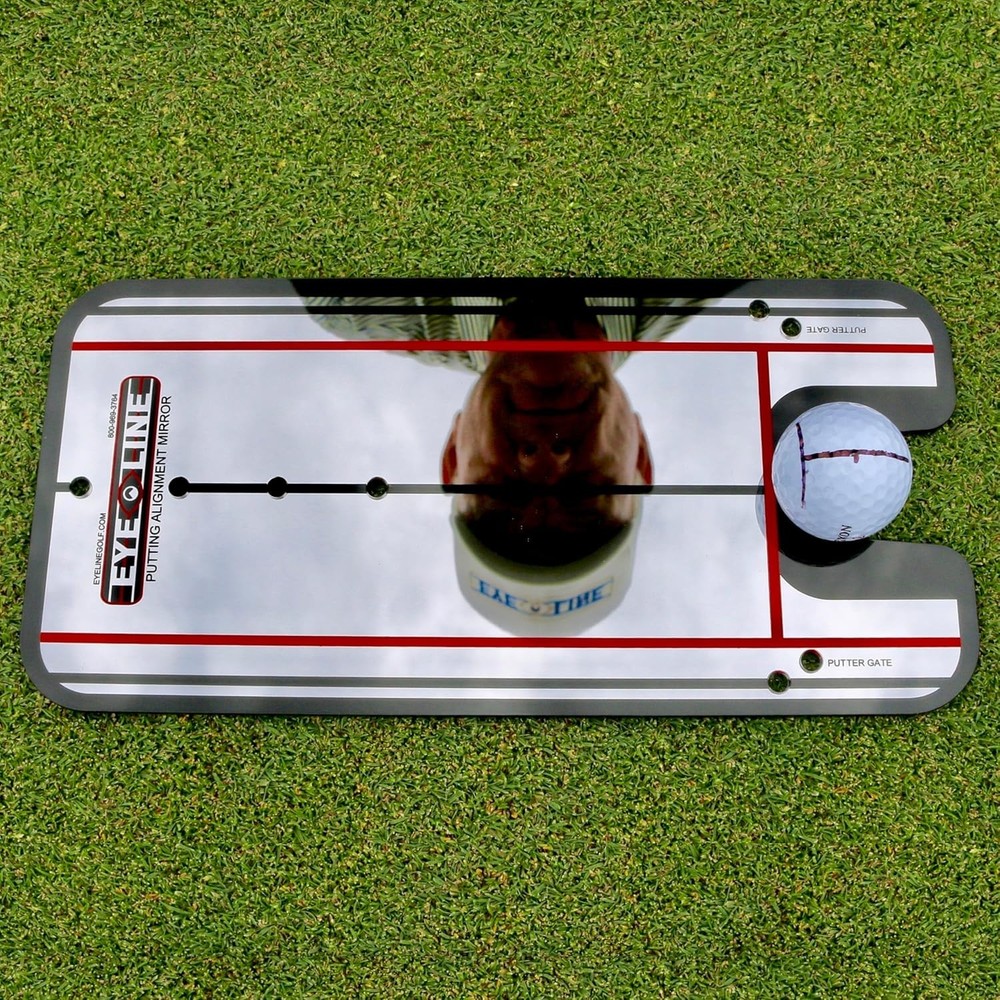 Portable Golf Training Mirror - Achieve Perfect Putting with Adjustable Gates