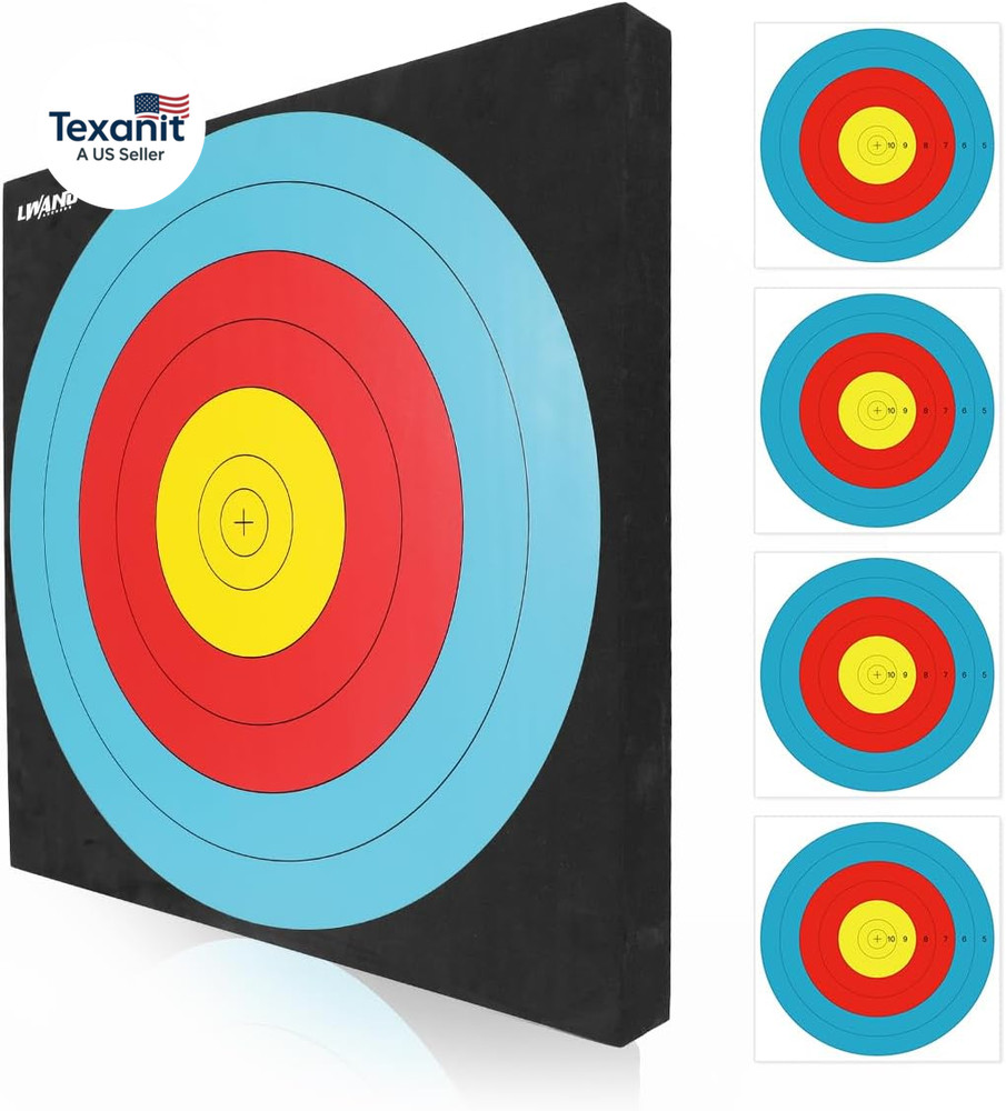 20'' Foam Target High-Density Archery Bow & Arrow Target for Backyard