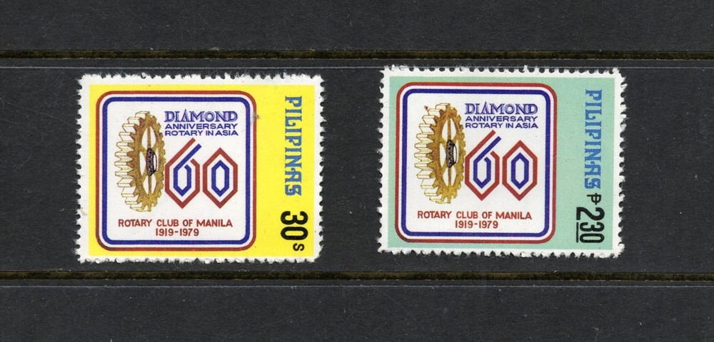 S5486   Philippines  1979   Rotary   2v.   MNH