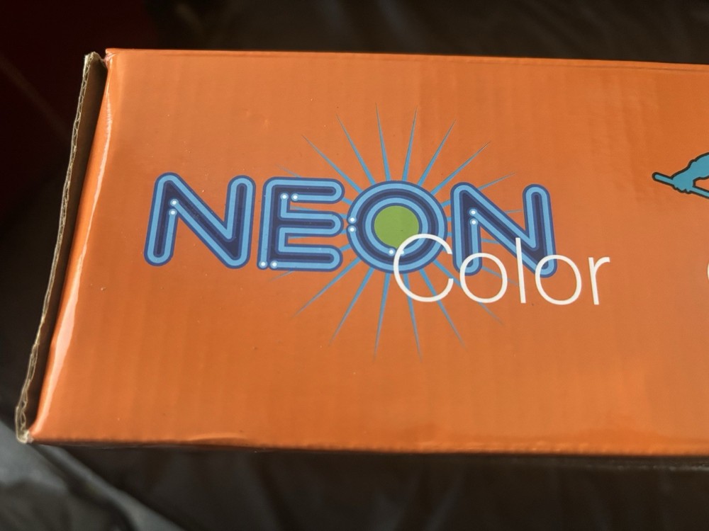 Portable Small Pool Table Neon Colors