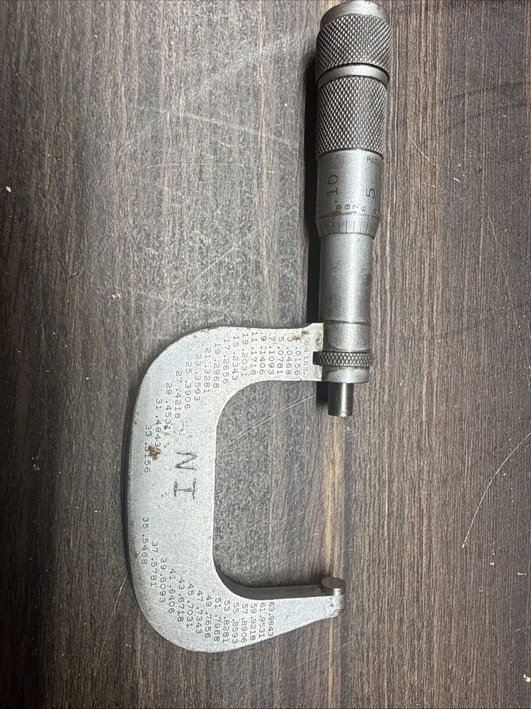 Vintage Lufkin 1-2" Micrometer #1642