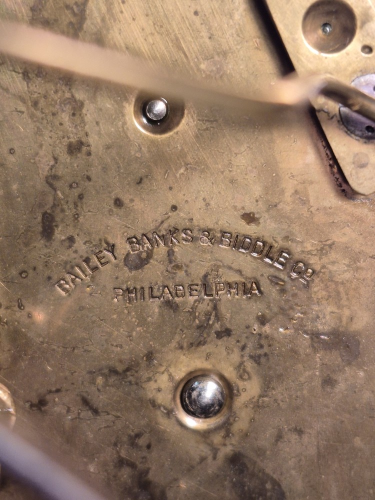 Rare Bailey Banks Biddle Philadelphia Chime Clock*untested*