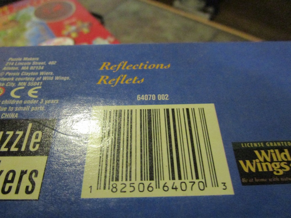 REFLECTIONS REFLETS ~ 1000 PC. PUZZLE FROM EMPIRE, WOLVES, NEW & SEALED