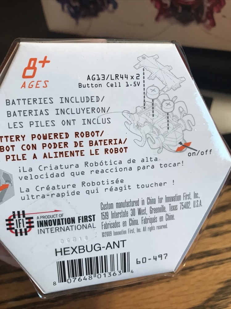 Hex Bug Micro Robotic Ant Blue NEW IN ORIGINAL BOX