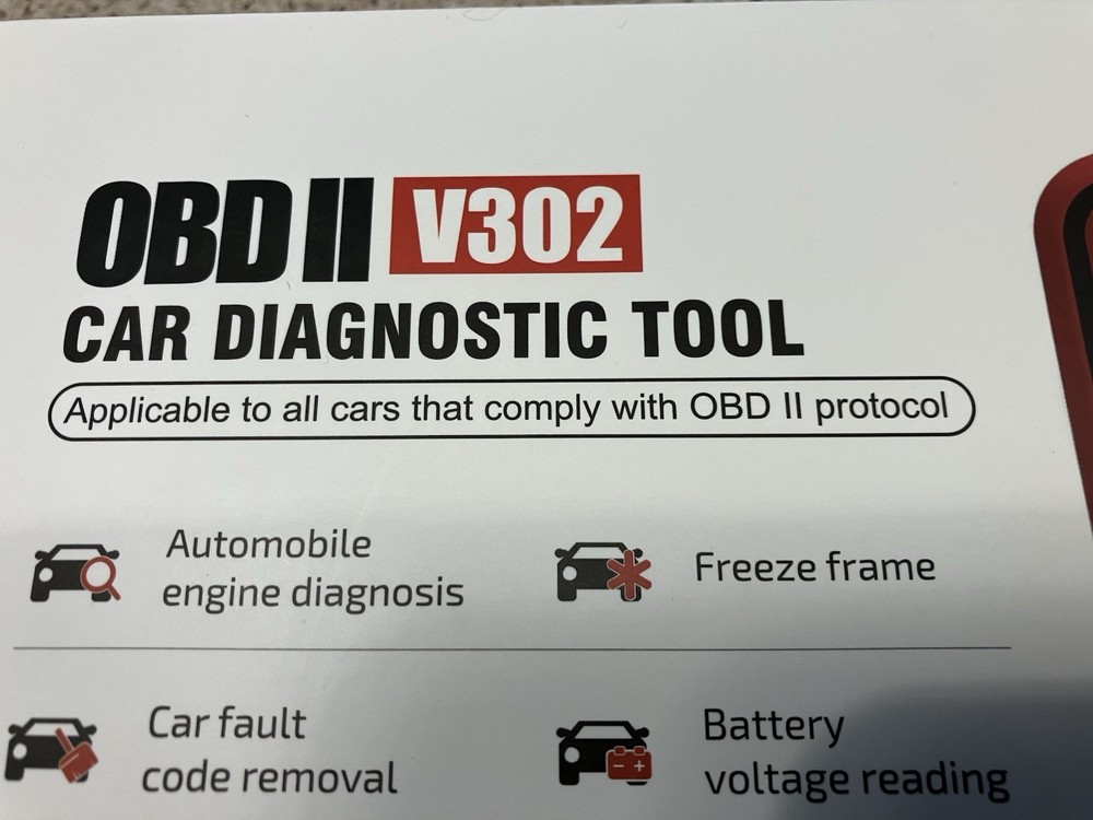 OBD2 Scanner Diagnostic Engine Car Code Reader - Car OBDII/EOBD Diagnostic Tool