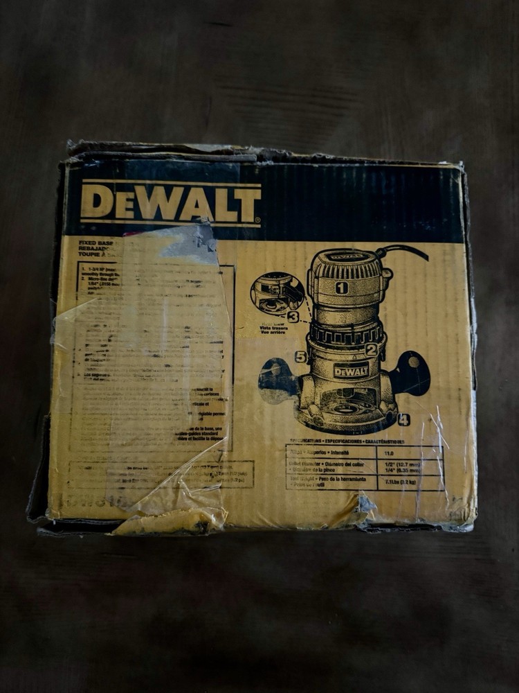 DeWalt DW616 1-3/4 HP Router – Powers On – See Notes