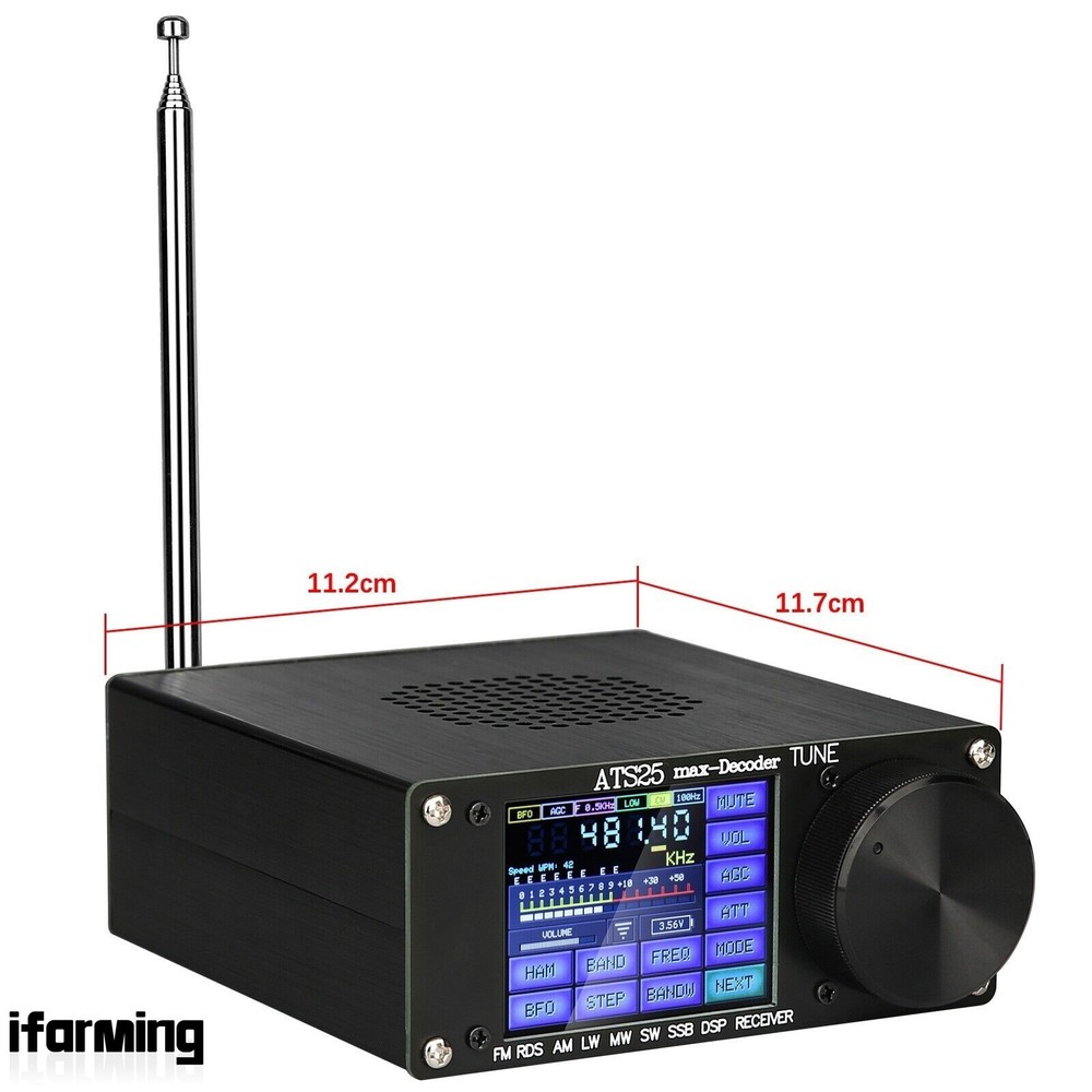 HamGeek ATS25max-Decoder Si4732 Full Band Radio Receiver DSP SW Official w/ Code