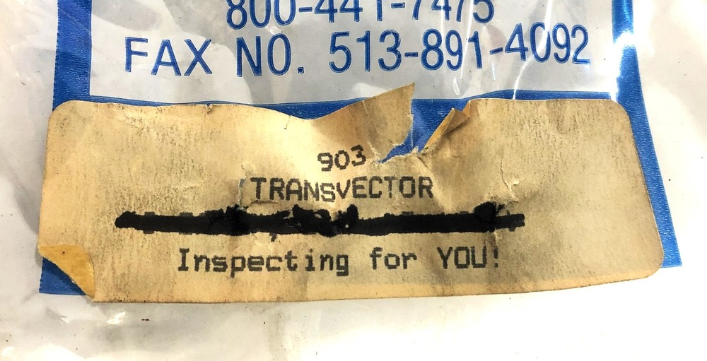 Vector Corp Transvector Air Flow Amplifier 903 NOS