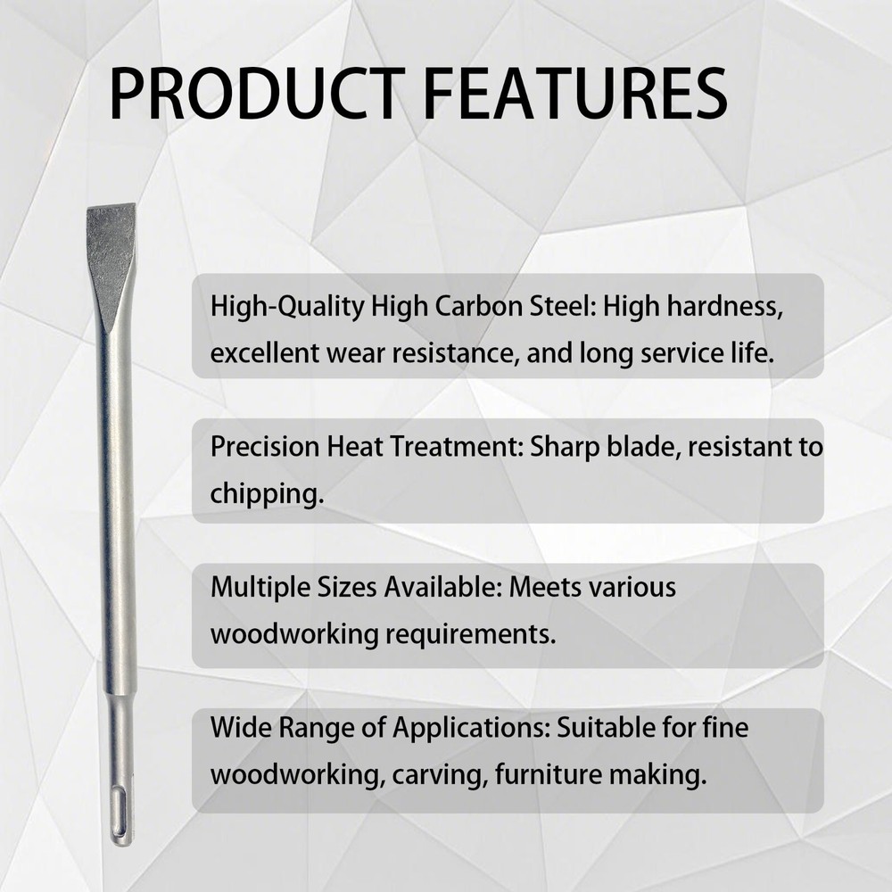 3PCS SDS Plus Set chisel Concrete Drill Chisels Tile Chisel Concrete Set, CH3PC