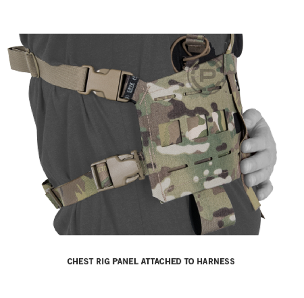 Crye Precision - AirLite Convertible Chest Rig - Black