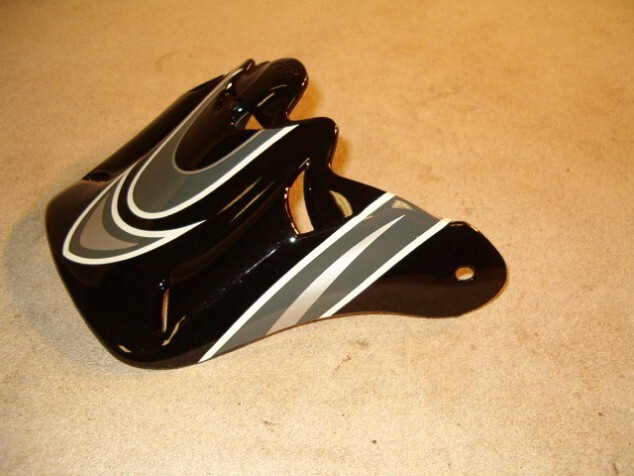 Black & Silver Visor for O'Neal WF540 Helmets- NEW!