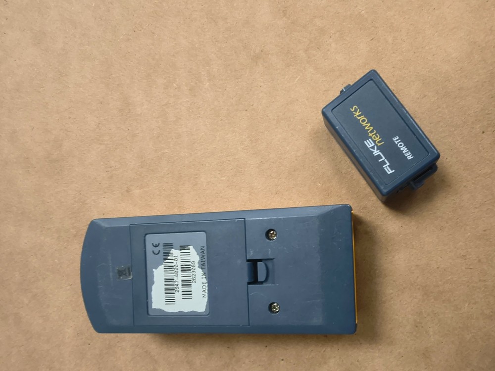 Fluke Networks Micromapper W/ Remote great working condition with carrying case