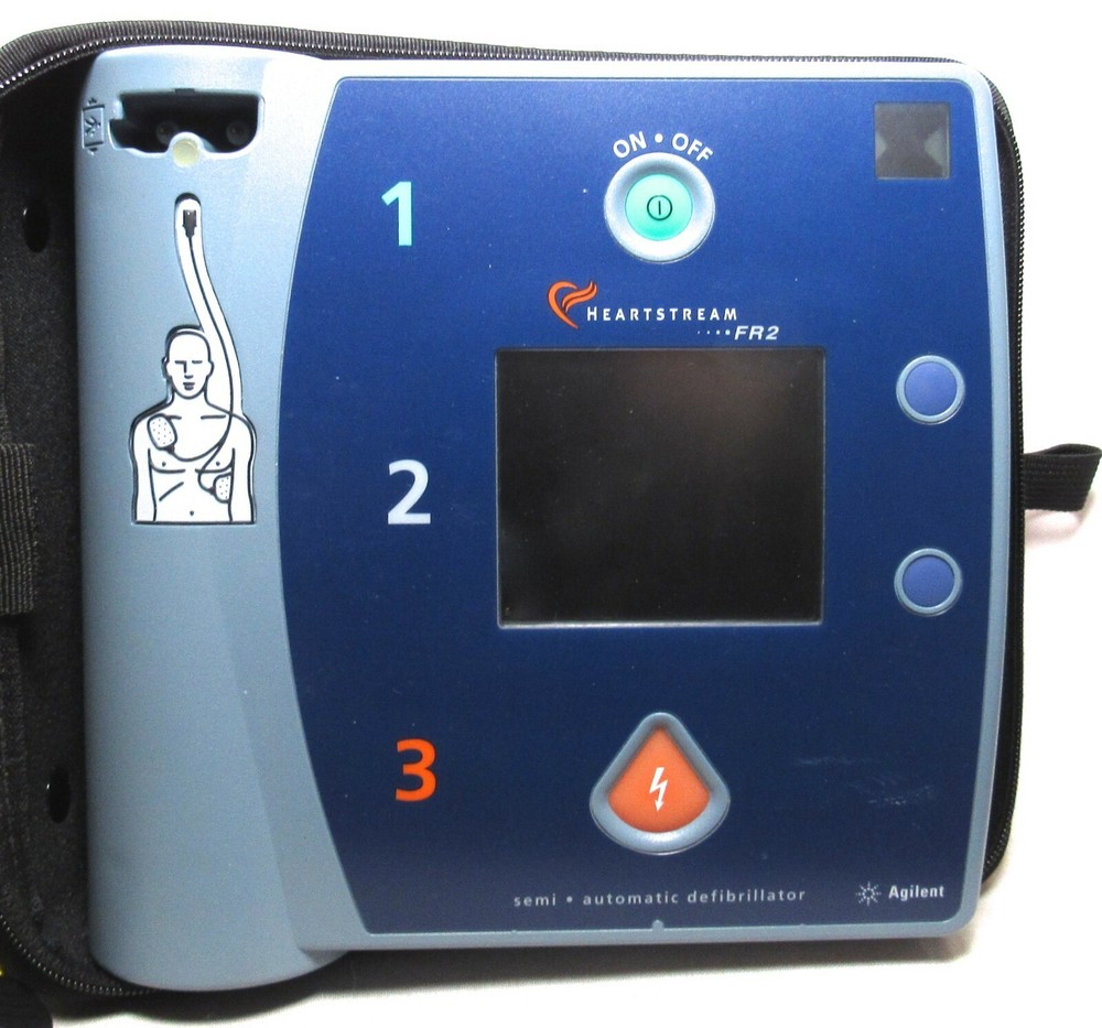 AGILENT FR2 Heartstream Semi Automatic With Red Case