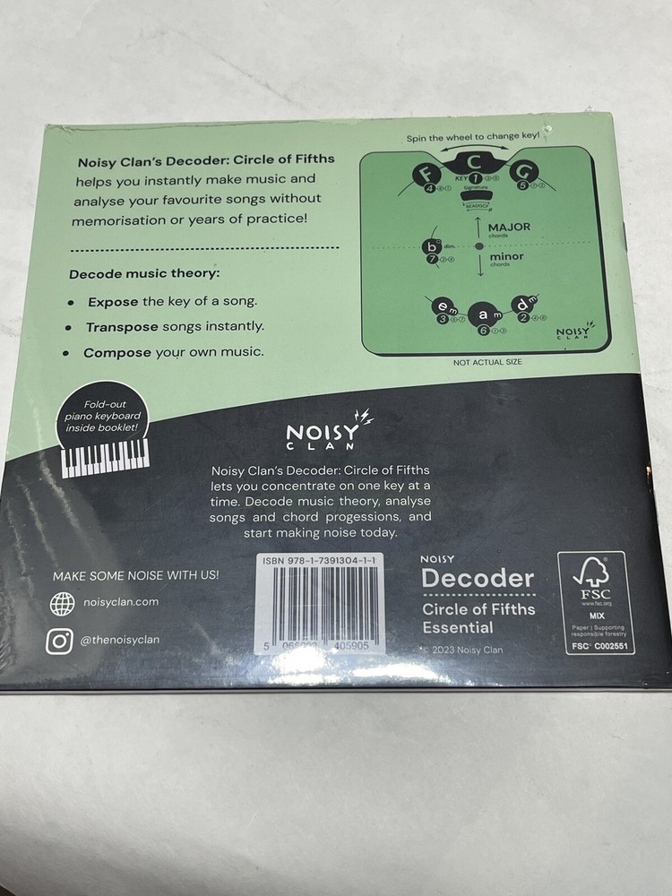DECODER Circle of Fifths Essential Reading Campanion Portable Decoder Noisy Clan