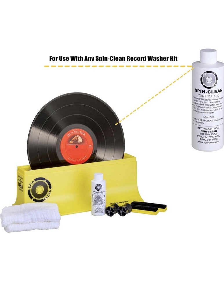 Spin-Clean Record Washer Fluid 40oz. | Alcohol-Free Record Cleaner Solution |...