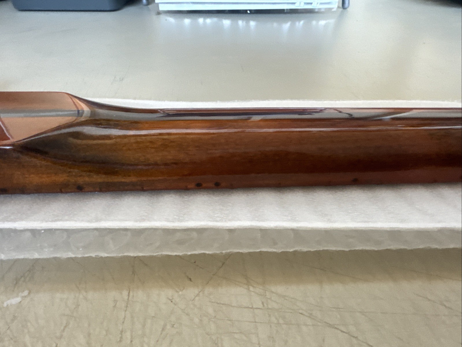 RuiJOIWAT Vintage 21 Frets Telecaster Guitar Neck - Red Wood Glossy