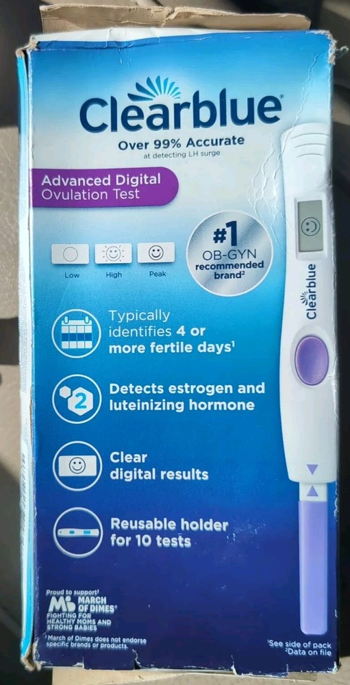 Clearblue Advanced Digital Ovulation Predictor Kit - 10 Count