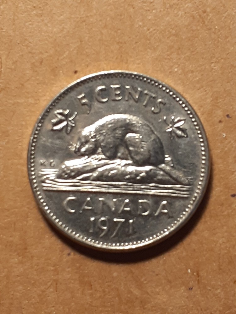 1971 5 CENTS CANADA