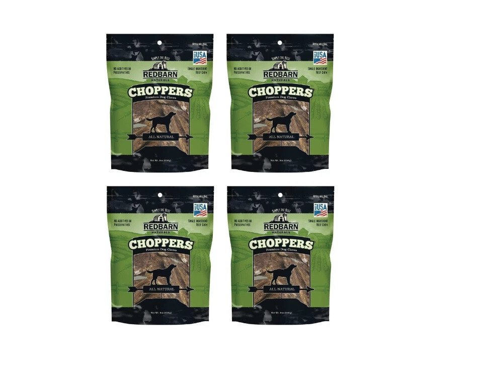 Redbarn Beef Lung Choppers Dog Chew treats  (4 Pack)*