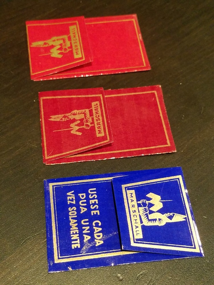 3 Gramophone phonograph needle packets, marschall, empty