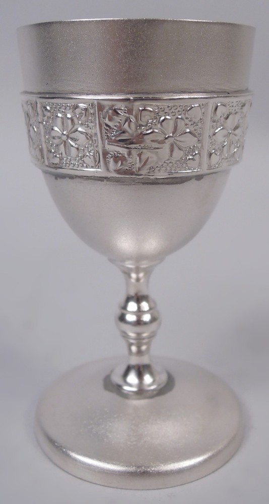 Fancy Wine Cups Small Goblets in Case Barware Sterling Silver