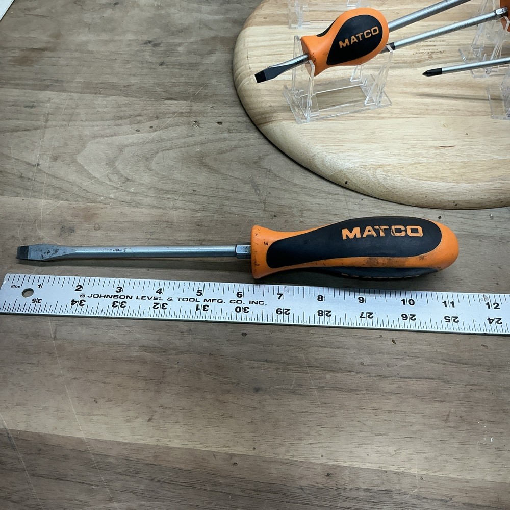 Matco Tools 5pc Screwdriver Set - Orange/Black Handle (U)