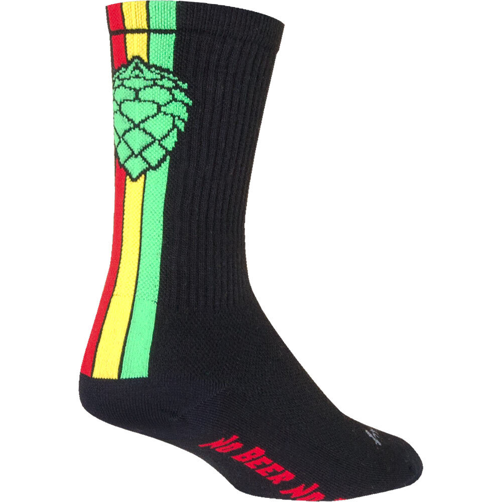 SockGuy Hoppyness 6" Crew Socks Small/Medium