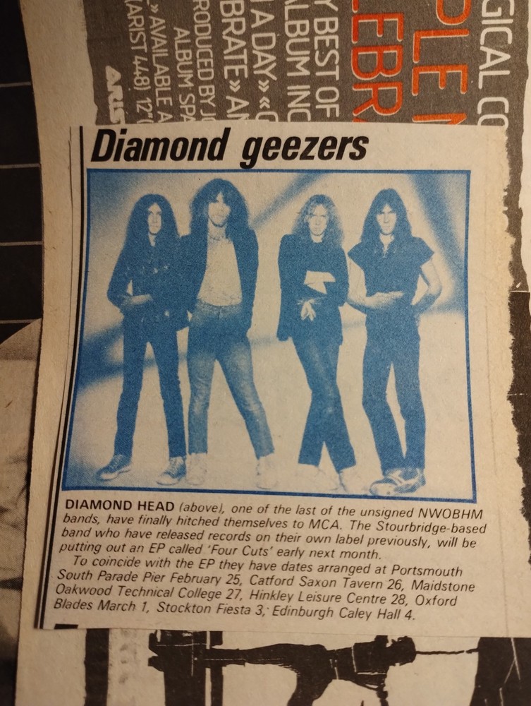 Sk229 Ephemera 1980 small Article Diamond Head