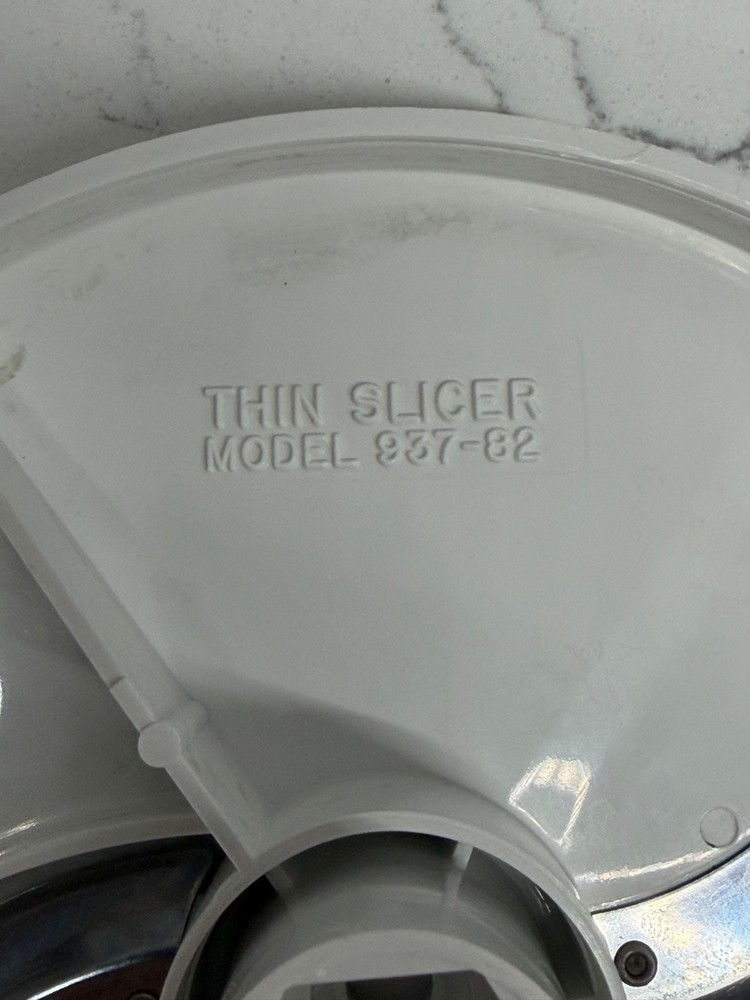 Oster Regency Kitchen Center Food Processor 937-82 Thin Slicer Replacement Part