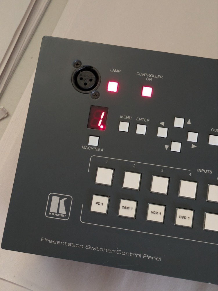 Kramer VP-727T Presentation Switcher Control Panel Remote Control Console VP-727