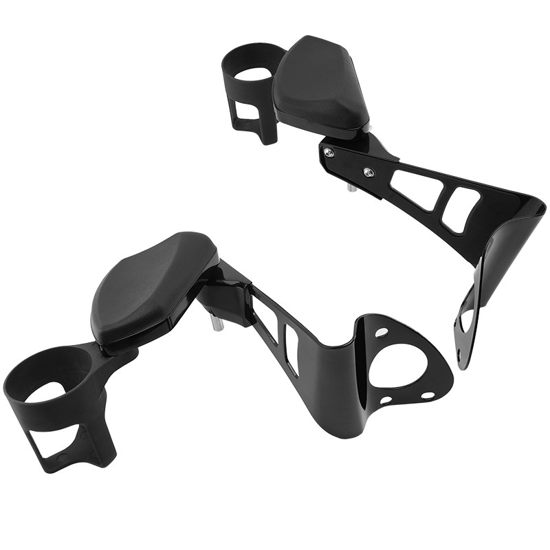 Rear Passenger Arm Rests W/Drink Holder For Harley Touring FLHTCUTG 2014-2023