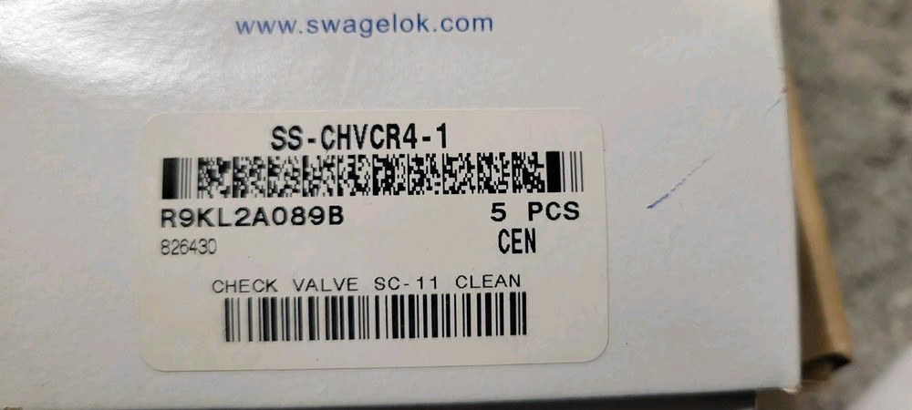 SWAGELOK SS-CHVCR4-1