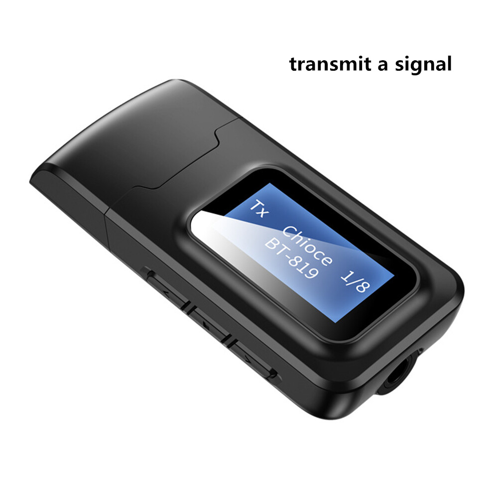 Bluetooth 5.0 transmitter receiver 4 in 1 wireless audio 3.5mm USB AUX adapter