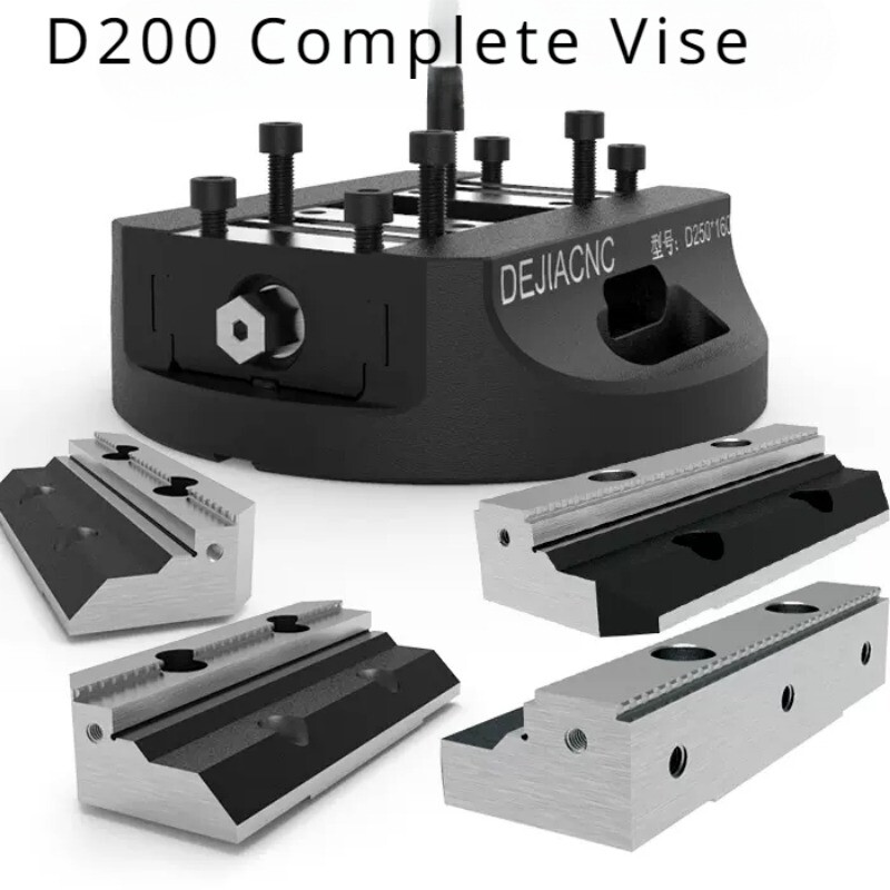 Self-Centering 5-Axis Concentric Vise Co-Motion Centering Fixture