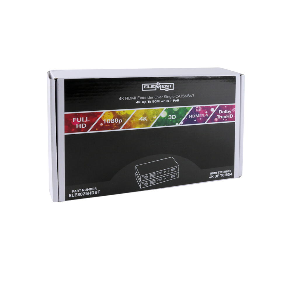 Element-Hz 40M HDMI Extender Over Cat5e/Cat6 (HD BaseT)
