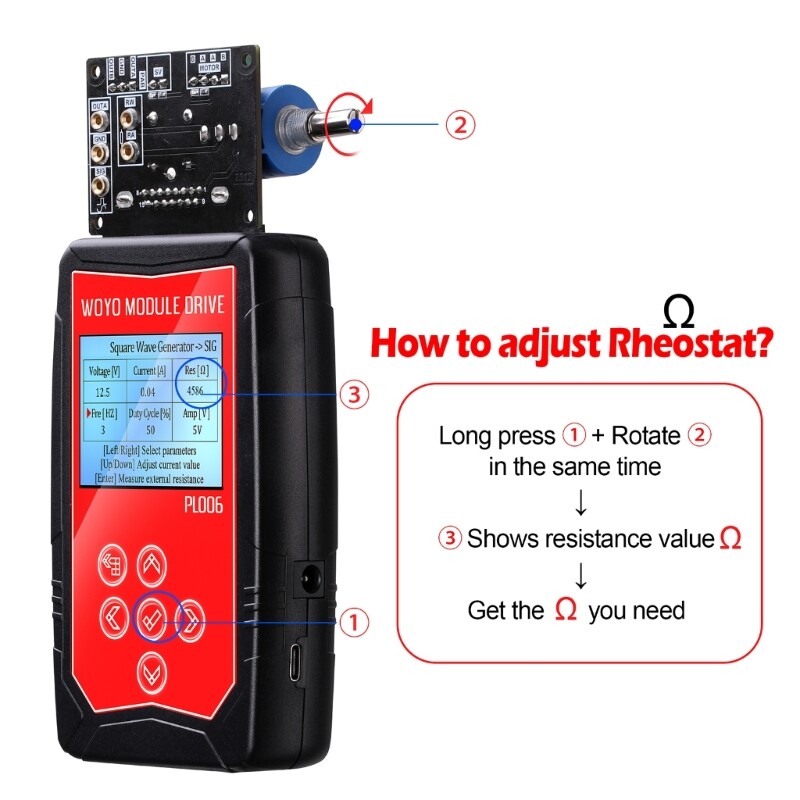 Stepper Motor Tester Diagnostic Tool For Coil Injector