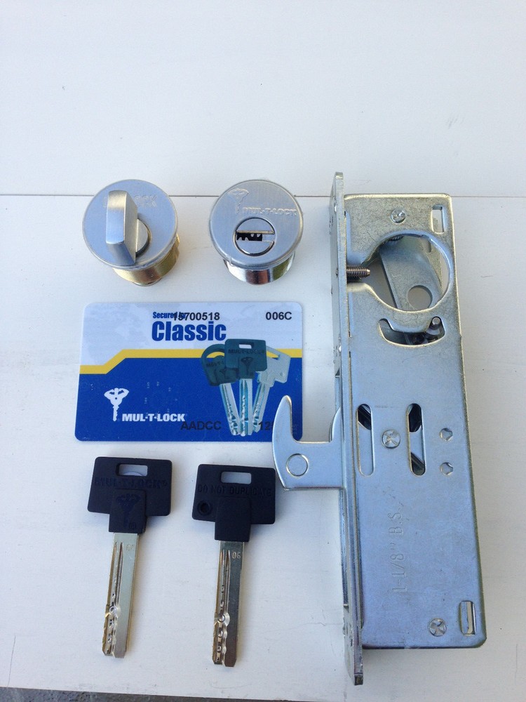 Adams Rite Type Storefront Door Lock With High Security Multilock Cylinder