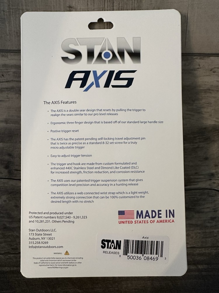 Stan Axis Release