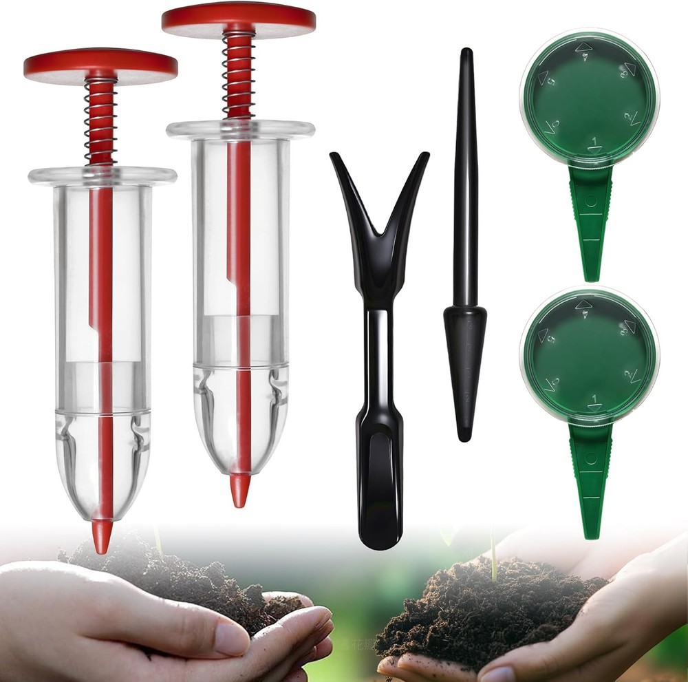 Mini Seed Spreader Set, Seed Planter Tool for Small Seed, Tiny Seed Dispenser wi