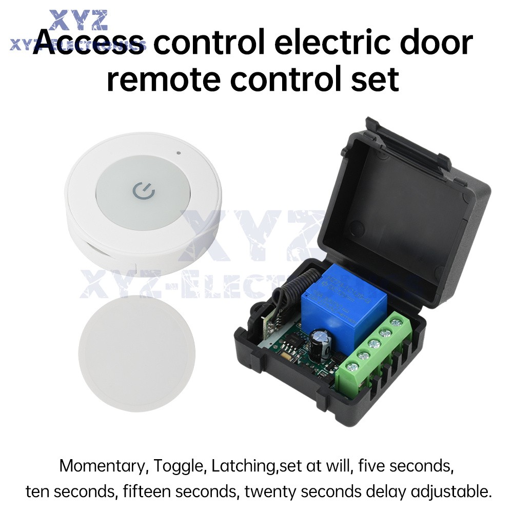 433Mhz Universal Wireless Remote Control Switch DC 12V Receiver Transmitter Set