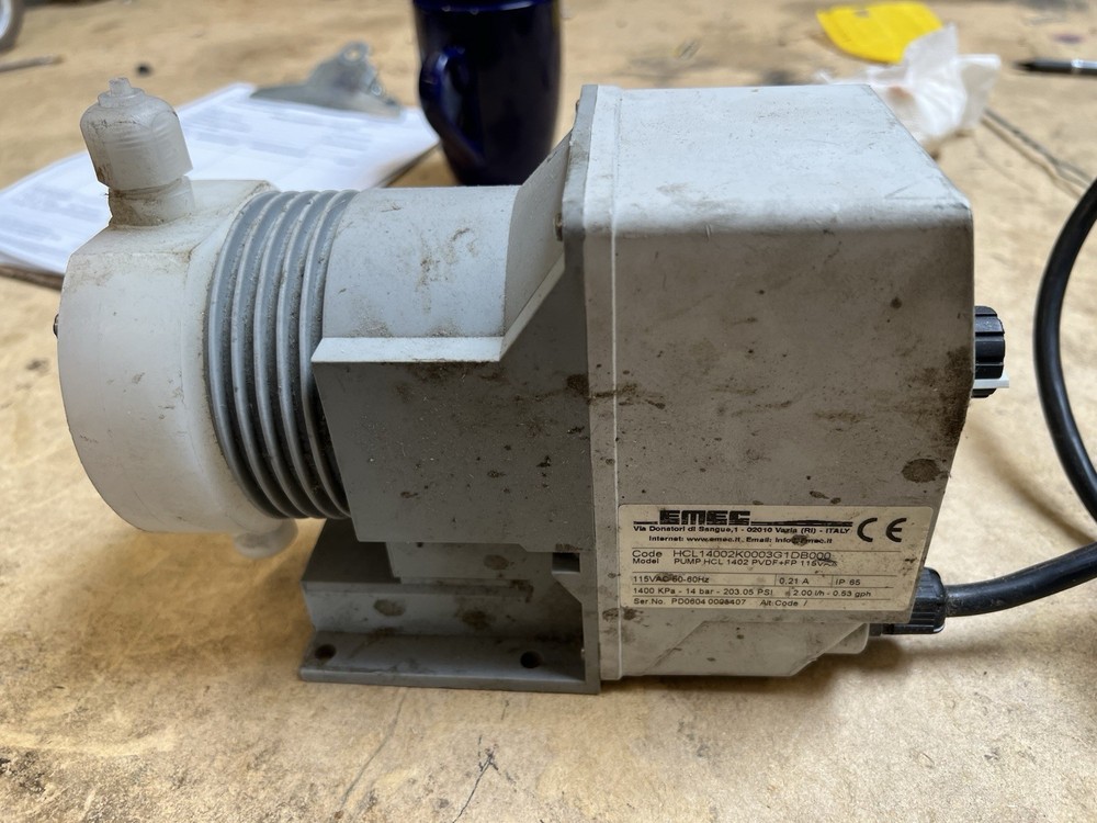 Emec HCL 1402 PVDF Pump
