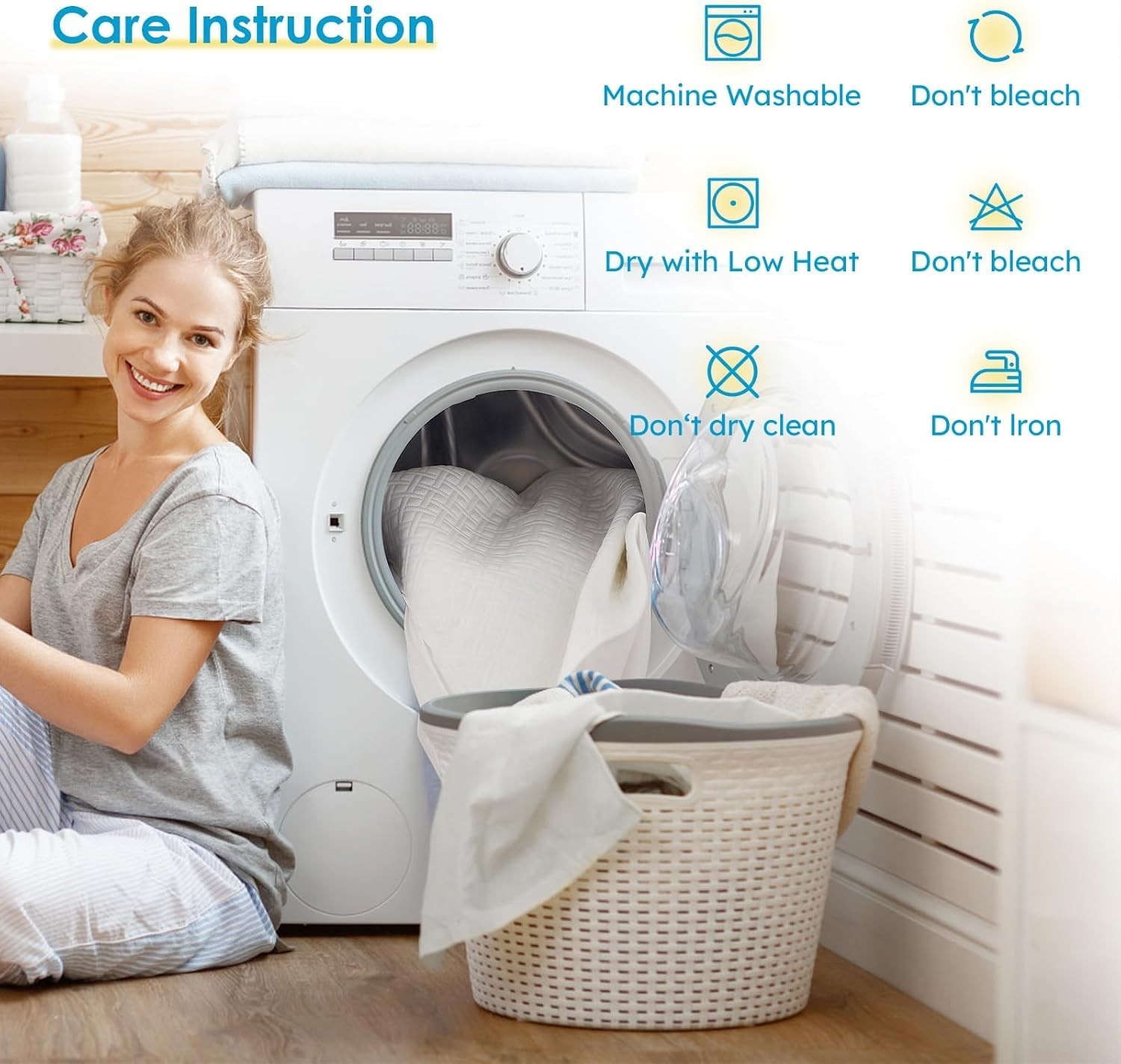 Bamboo Mattress Protector Deep Pocket Waterproof Breathable Mattress Bed Cover